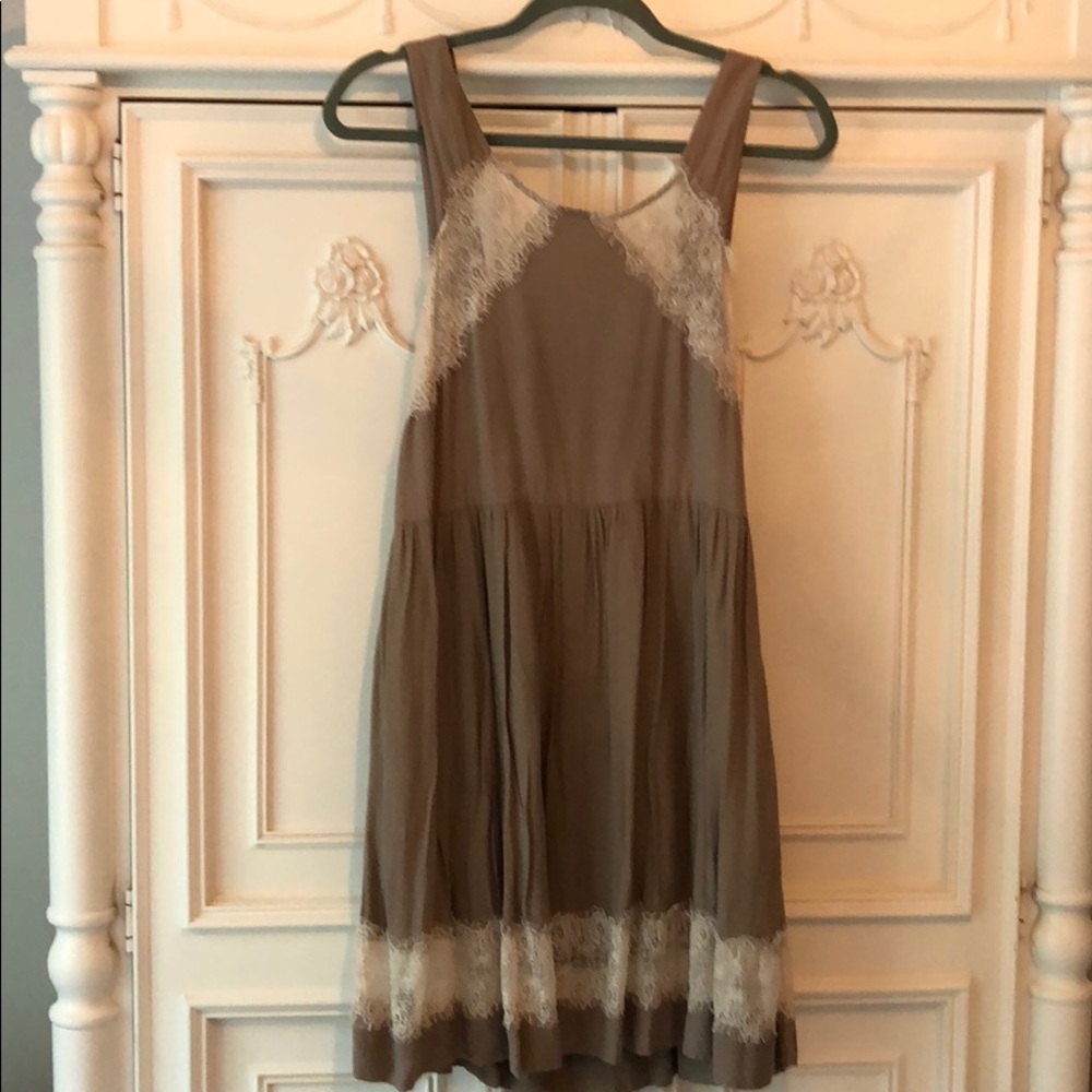 Free People | Grey Lace Dress